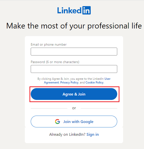 how to create LinkedIn account by compuhelp